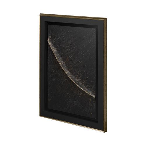12819 - Fossil II by Studio M a handmade Original Framed Artwork under Glass