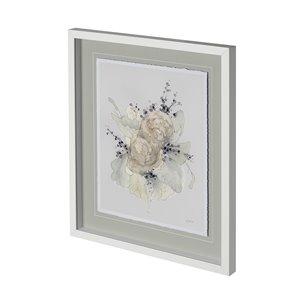 Together II by Melody Ducharme a Hand Embellished Textured Framed Art Print Matted under Glass