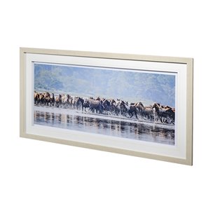 Water Horses II by PHBurchett a Framed Photo Art Print Matted under Glass