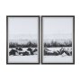 12833 - Water Horses III 1 by PH Burchett a Hand Embellished Textured Framed Photo Art Print Matted under Gl