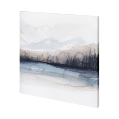 101195-L - Horizon Shadow I by Grace Popp a Hand Embellished Textured Canvas