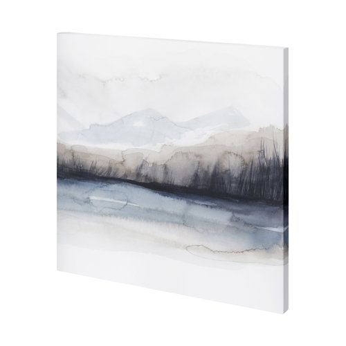 101195-L - Horizon Shadow I by Grace Popp a Hand Embellished Textured Canvas