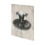 101223-S - Black Ballet Dress II by Ethan Harper a Hand Embellished Textured Canvas