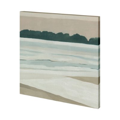 101232-L - Coastal Lines IV by Emma Scarvey a Hand Embellished Textured Canvas
