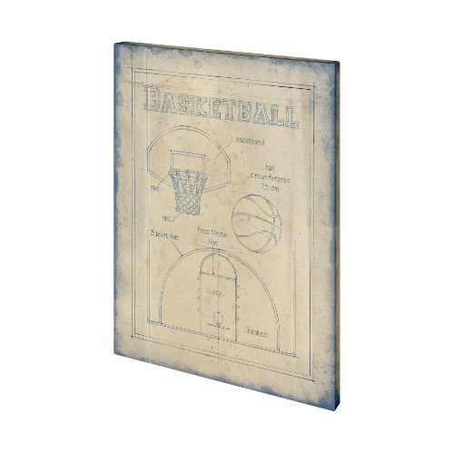 101243-L - All About the Game III by Ethan Harper a Hand Embellished Textured Canvas