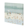 101245-S - Sea Glass Sandbar I by Emma Scarvey a Hand Embellished Textured Canvas