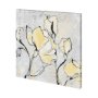 101265-L - Again II with Yellow by Mercana Studio a Hand Embellished Textured Canvas