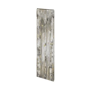 The Forest V Neutral by Mercana Studio a Hand Embellished Textured Canvas