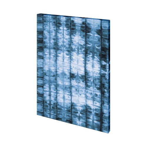 101273-L - Kanari II Indigo by Mercana Studio a Hand Embellished Textured Canvas