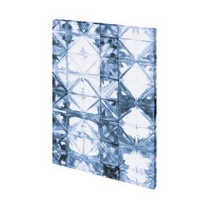 Kanari VI Indigo by Mercana Studio a Hand Embellished Textured Canvas