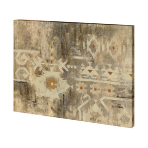 Southwest Design III by Mercana Studio a Hand Embellished Textured Canvas