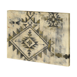 Southwest Design VI by Mercana Studio a Hand Embellished Textured Canvas