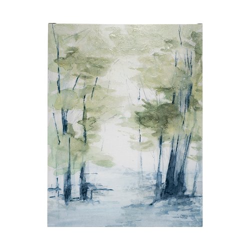 101294-S - Forest Dew I by Melody Ducharme  a Hand Embellished Textured Canvas