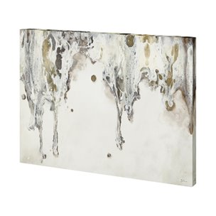 Icarus II by Mercana Studio a Hand Embellished Textured Canvas