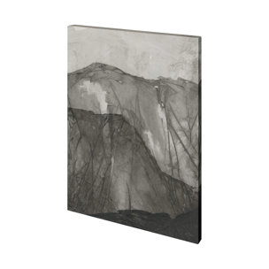 Rising Ridge I by Mercana Studio a Hand Embellished Textured Canvas