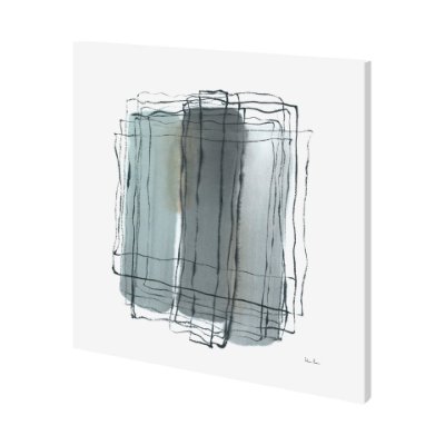 101325-L - Field II by Silvia Krause a Hand Embellished Textured Canvas