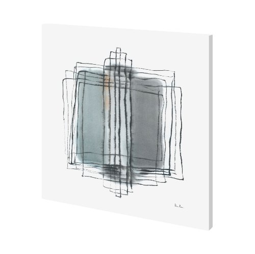 101326-L - Field III by Silvia Krause a Hand Embellished Textured Canvas