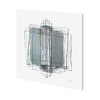 101326-S - Field III by Silvia Krause a Hand Embellished Textured Canvas