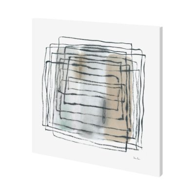 101327-S - Field IV by Silvia Krause a Hand Embellished Textured Canvas