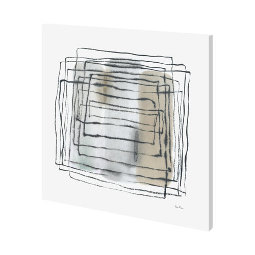 101327-S - Field IV by Silvia Krause a Hand Embellished Textured Canvas