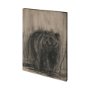 101329-L - Bear & Moose II by Mercana Studio a Hand Embellished Textured Canvas
