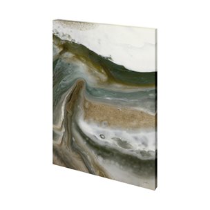 Equatorial Drift I by Gabrielle Crawford a Hand Embellished Textured Canvas