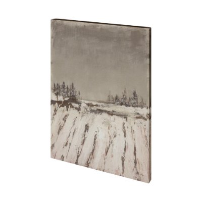 101345-S - Silent Snow II by Jonathan Klassen a Hand Embellished Textured Canvas
