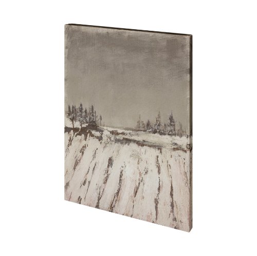 101345-S - Silent Snow II by Jonathan Klassen a Hand Embellished Textured Canvas