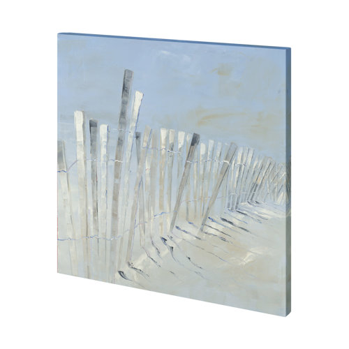 101352-S - Ocean Fence by Mercana Studio a Hand Embellished Textured Canvas