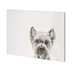 Walk Time 1 by Mercana Studio a Hand Embellished Textured Canvas