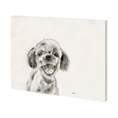 101357-L - Walk Time 3 by Mercana Studio a Hand Embellished Textured Canvas