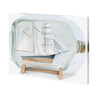 101366-L - Sail the Seas I by Jennifer Paxton Parker a Hand Embellished Textured Canvas