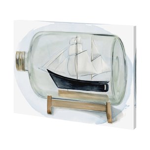 Sail the Seas II by Jennifer Paxton Parker a Hand Embellished Textured Canvas