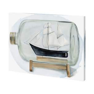 Sail the Seas II by Jennifer Paxton Parker a Hand Embellished Textured Canvas
