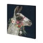 101374-S - Lovely Llama I by Victoria Borges a Hand Embellished Textured Canvas