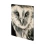 101377-S - Charcoal Owl II by Jennifer Paxton Parker a Hand Embellished Textured Canvas