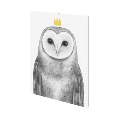 101379-S - Royal Forester II by Victoria Borges a Hand Embellished Textured Canvas