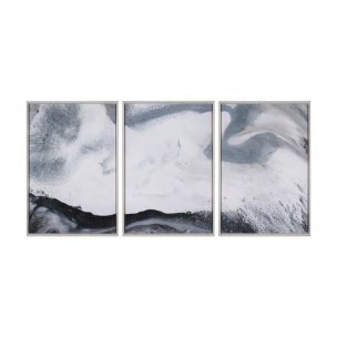 Are One I (Set 3) by Gabrielle Crawford a Hand Embellished Textured Framed Canvas