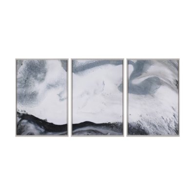 101330-FL - Are One I (Set 3) by Gabrielle Crawford a Hand Embellished Textured Framed Canvas