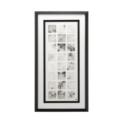 12763 - Cracking Blocks by Studio M a handmade Original Framed Artwork under Glass