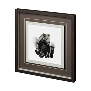 Keemun by Kristine Hegre a Hand Embellished Textured Framed Art Print Matted under Glass