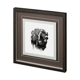 Assam by Kristine Hegre a Hand Embellished Textured Framed Art Print Matted under Glass