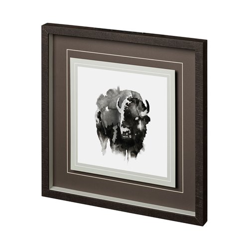 12495 - Assam by Kristine Hegre a Hand Embellished Textured Framed Art Print Matted under Glass