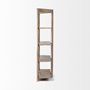 68212 - Turnbull I 42L x 16W x 72H Light Brown Wood Four Shelf Shelving Unit
