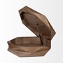 68229 - Arreto 48" Hexagonal Hinged Solid Wood Top and Base Coffee Table 