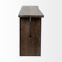 68243 - Ledger II 70L x 17W x 30H Live-Edge Wooden Brown Console Table 