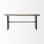 68243 - Ledger II 70L x 17W x 30H Live-Edge Wooden Brown Console Table 
