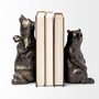 68069 - Sleuth (Set of 2) 9L x 8W Grizzly Bear Bookends