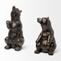 68069 - Sleuth (Set of 2) 9L x 8W Grizzly Bear Bookends