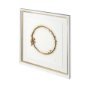 12764 - Halo I (White) by Studio M a handmade Original Framed Artwork under Glass